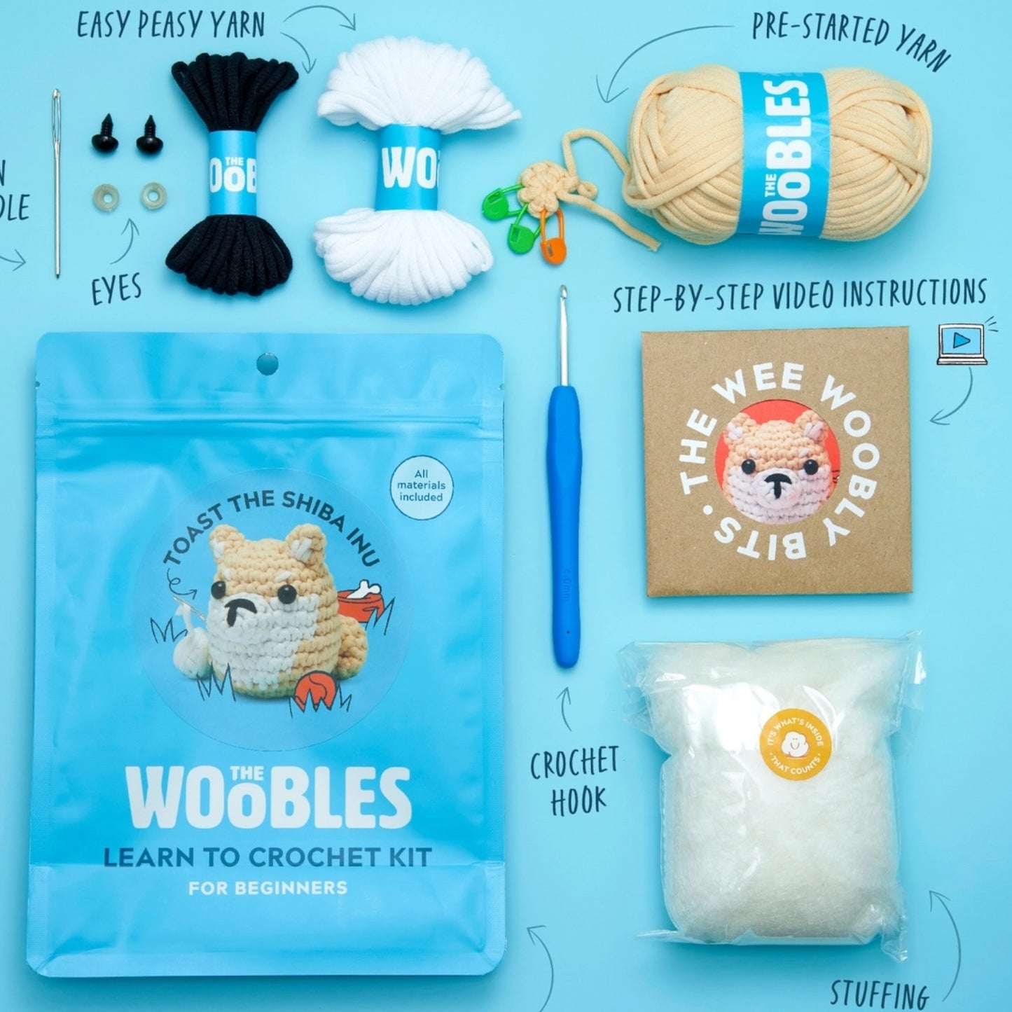 Toast the Shiba Inu Crochet Kit