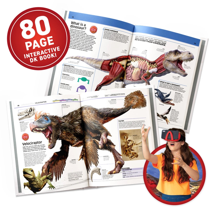 VR Discovery Set w/ DK Book (Dinosaurs)