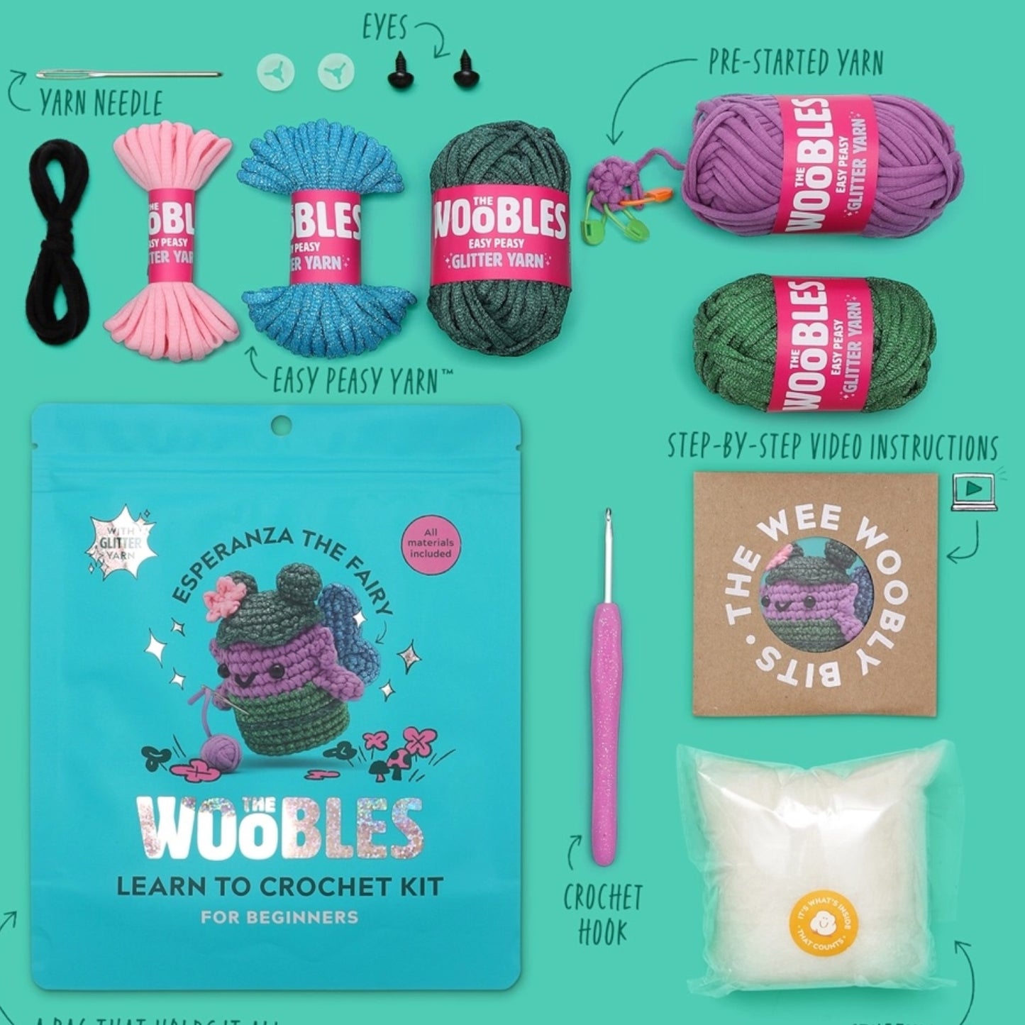 Esperanza the Fairy Crochet Kit
