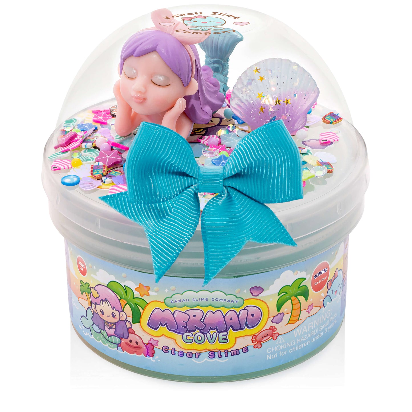Mermaid Cove Clear Slime