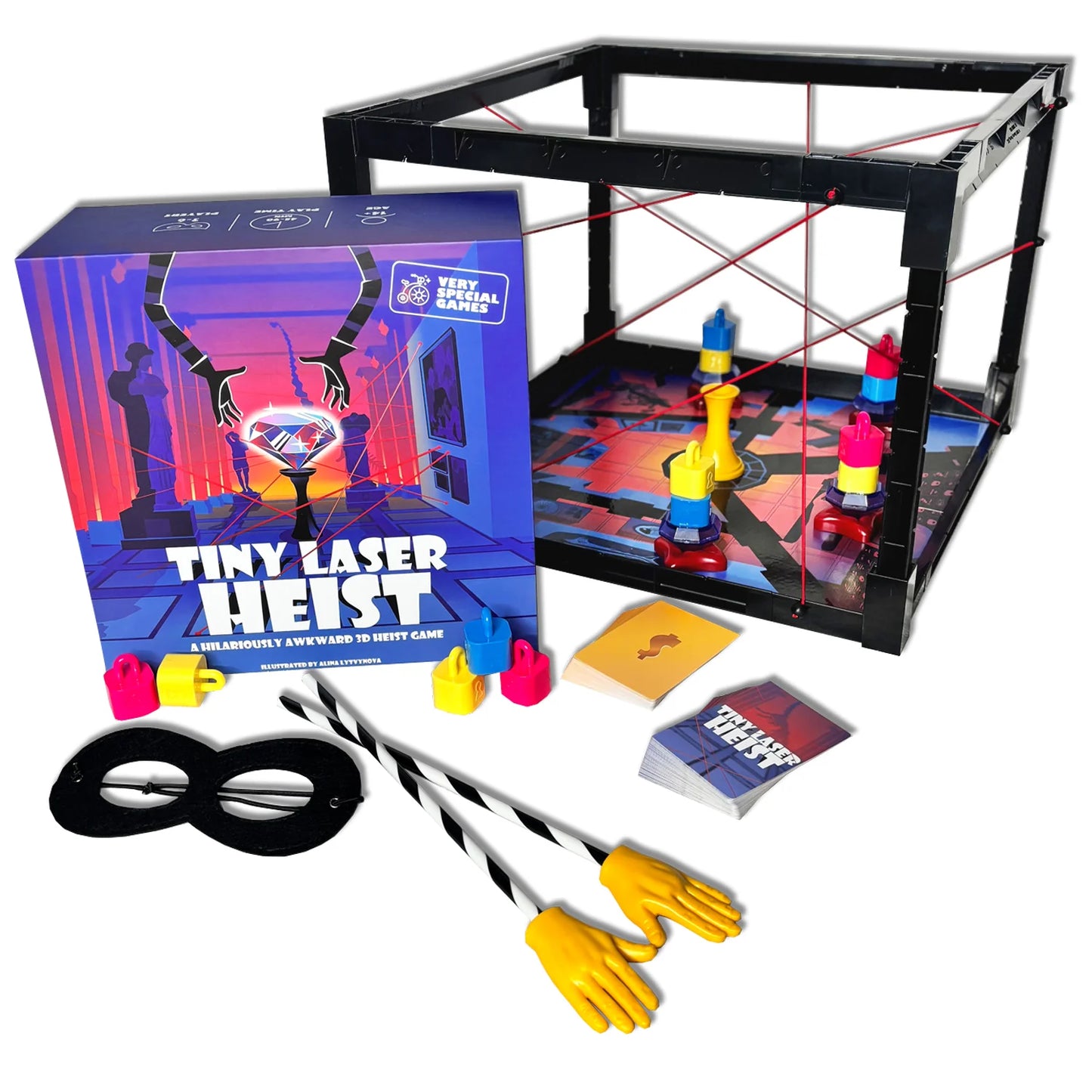 Tiny Laser Heist: A Hilariously Awkward 3D Heist