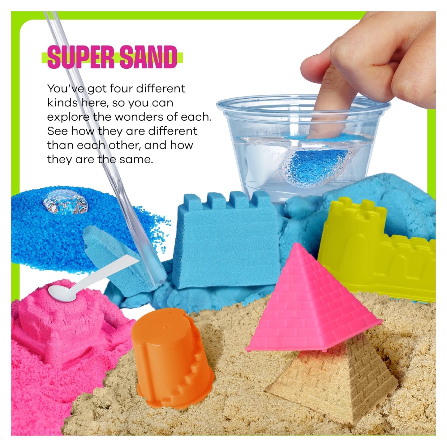 Slime, Putty & Sand Sensory Science Kit