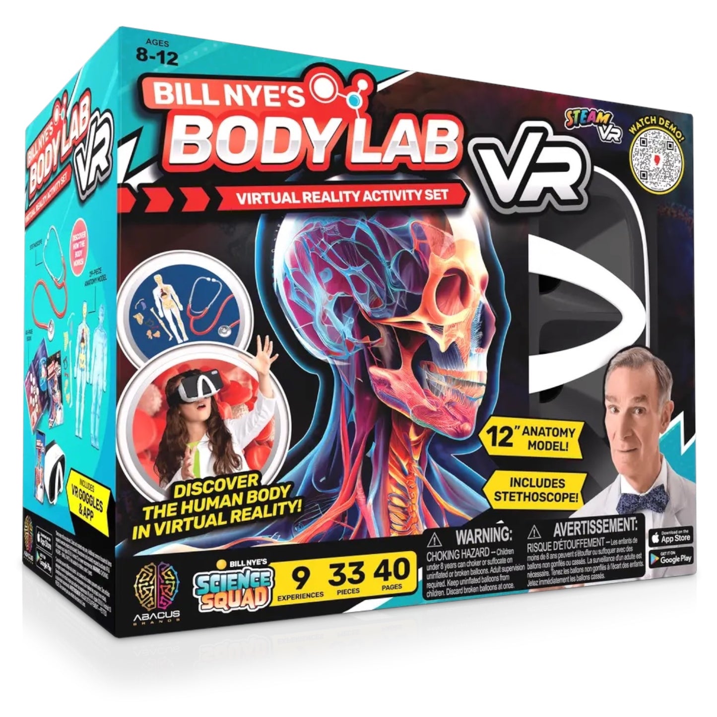 Bill Nye's Virtual Reality Human Body Kit