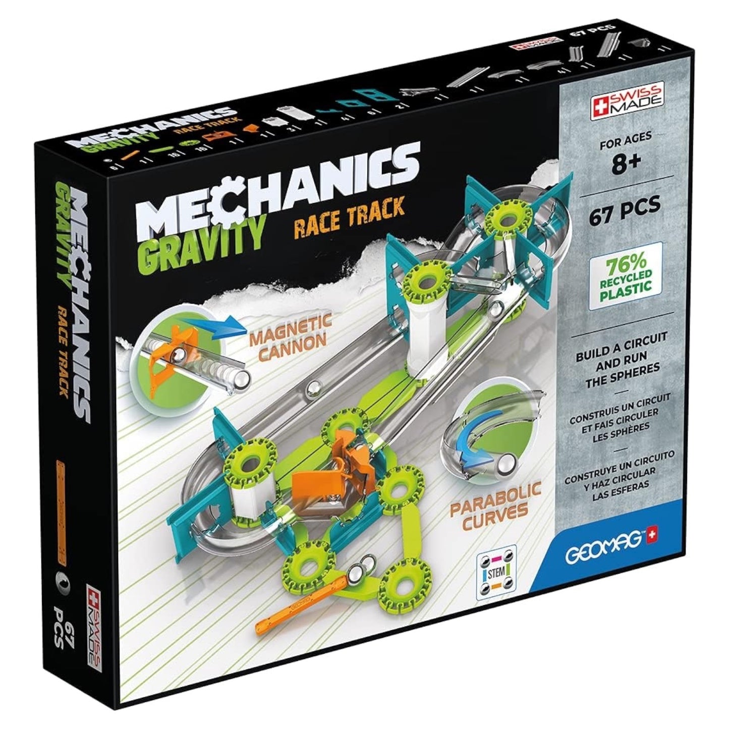 Geomag Magnetic Gravity: Race Track (67 Pcs)