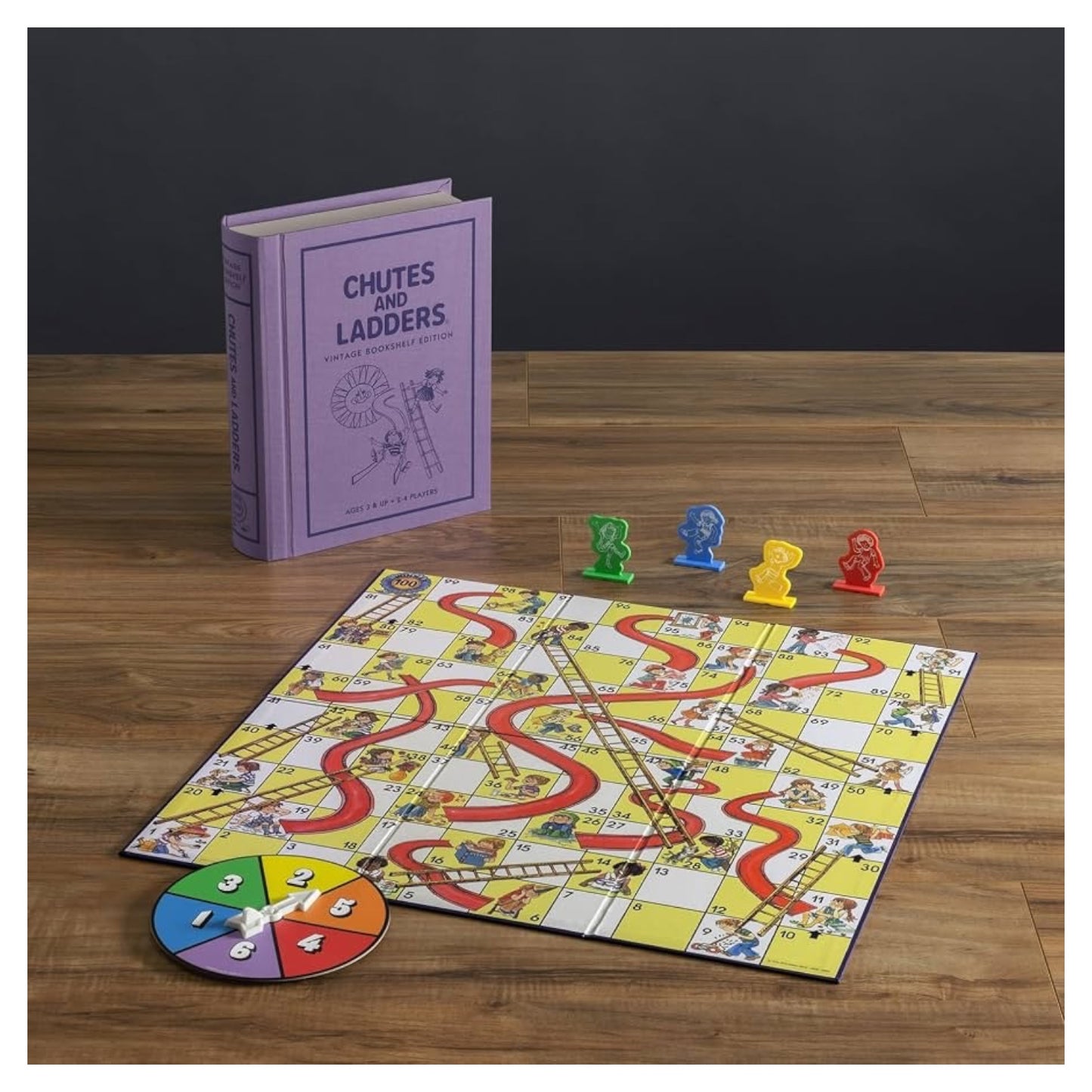Chutes and Ladders Vintage Bookshelf Edition