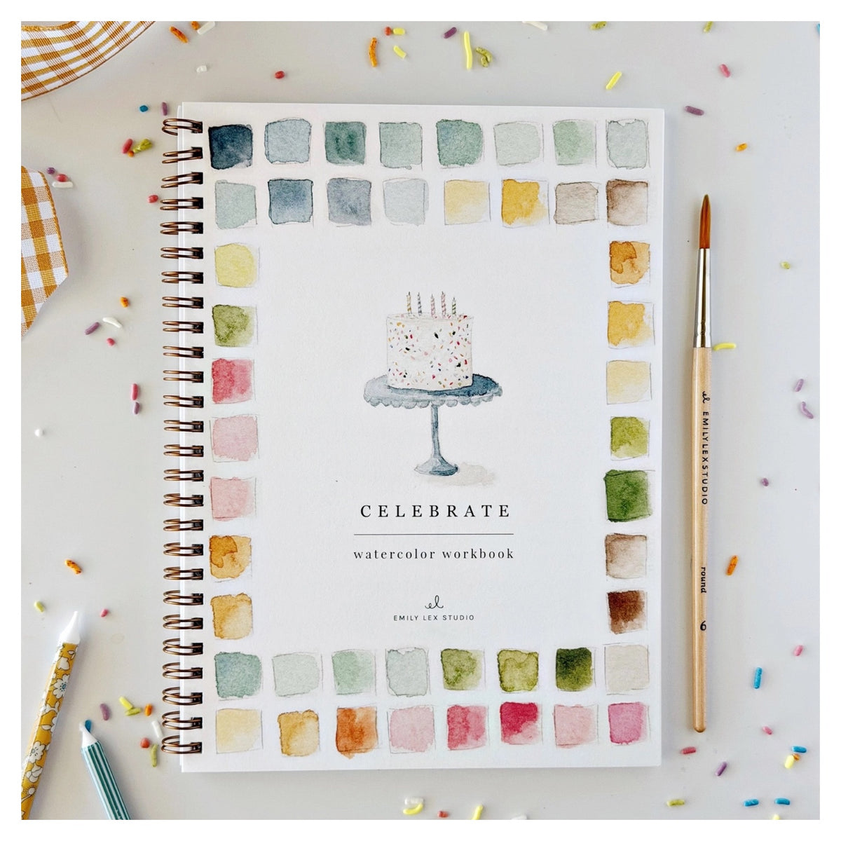 Celebrate Watercolor Workbook
