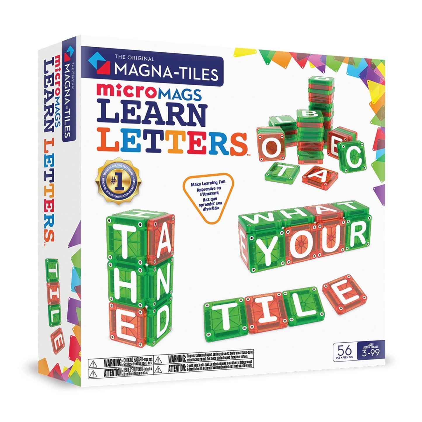 Magna-Tiles Learn Letters