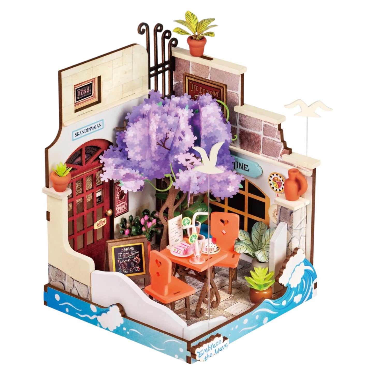 DIY Miniature House Kit: Sea Holiday Restaurant