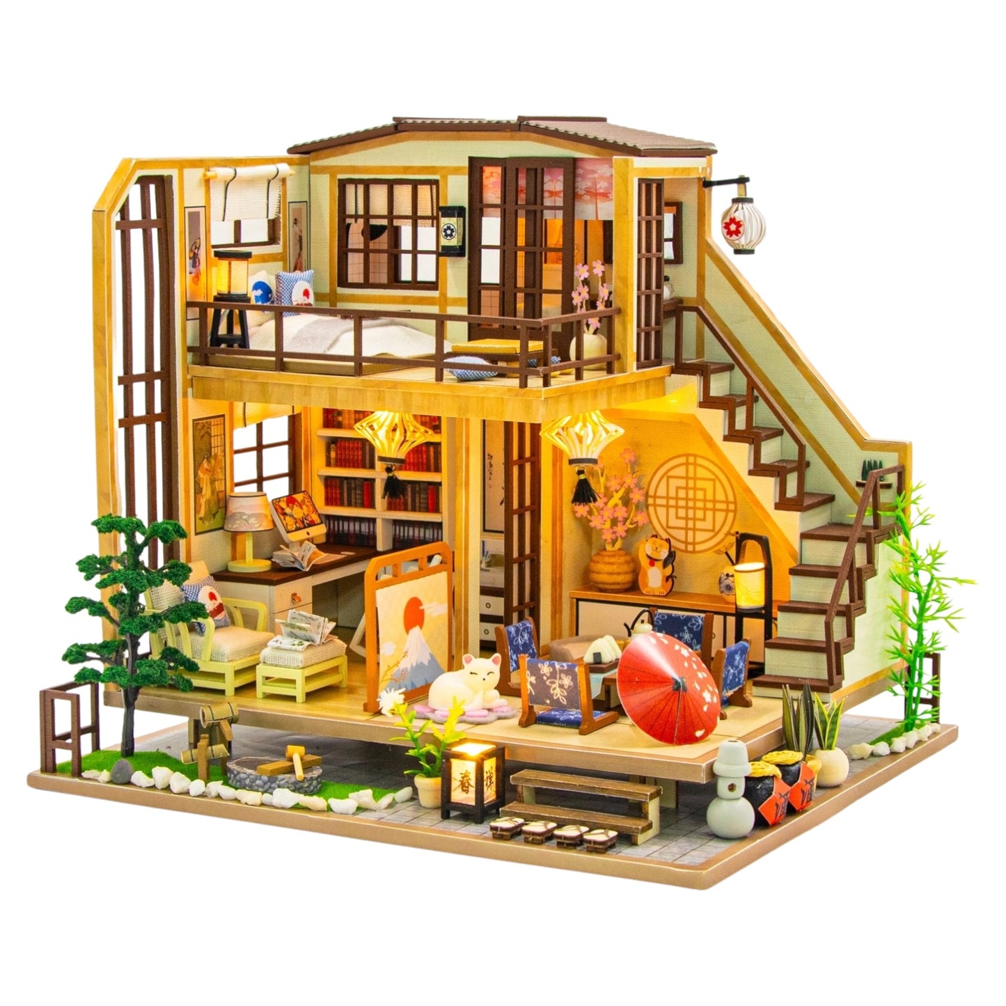 DIY Miniature House Kit: Hikari House