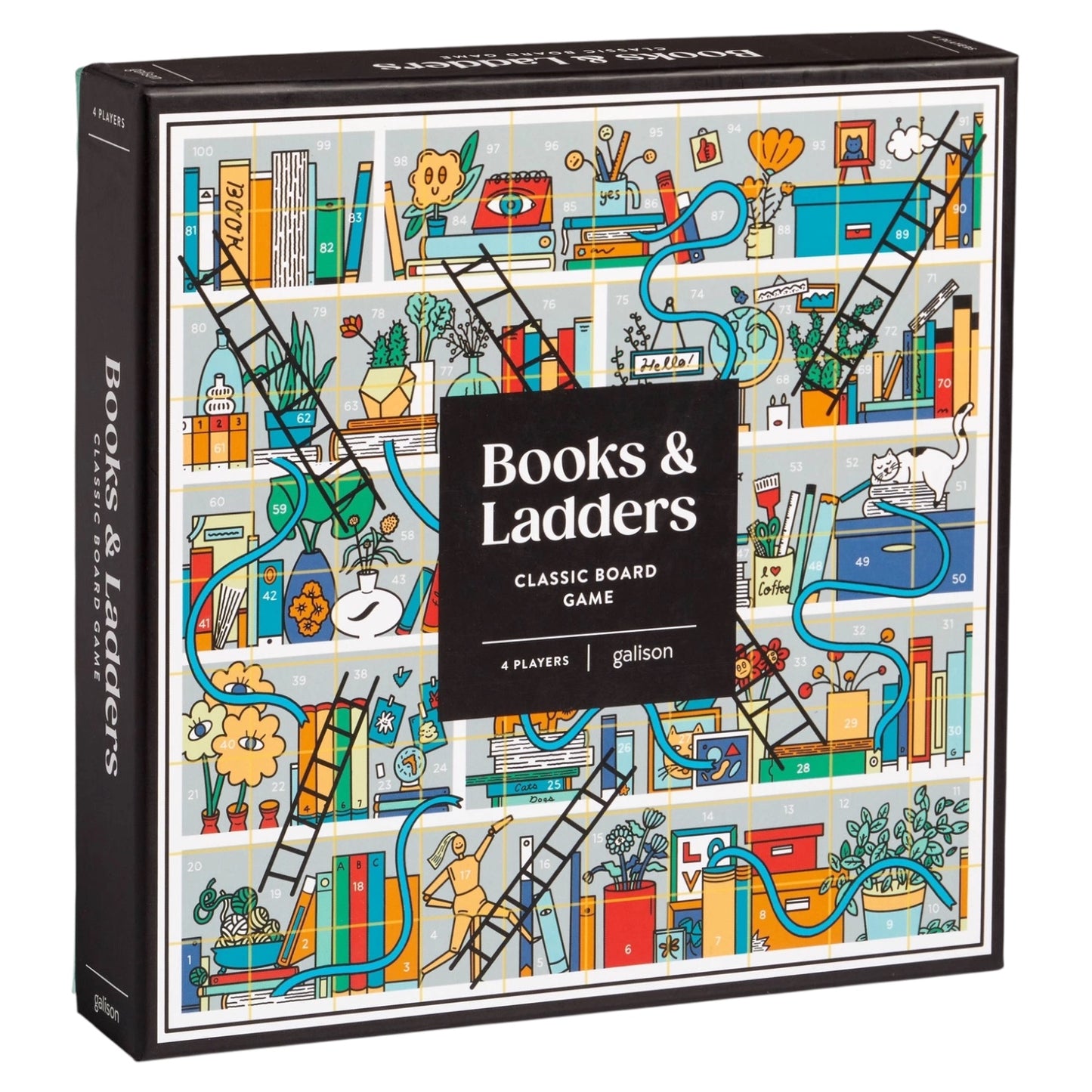 Books and Ladders Classic Board Game