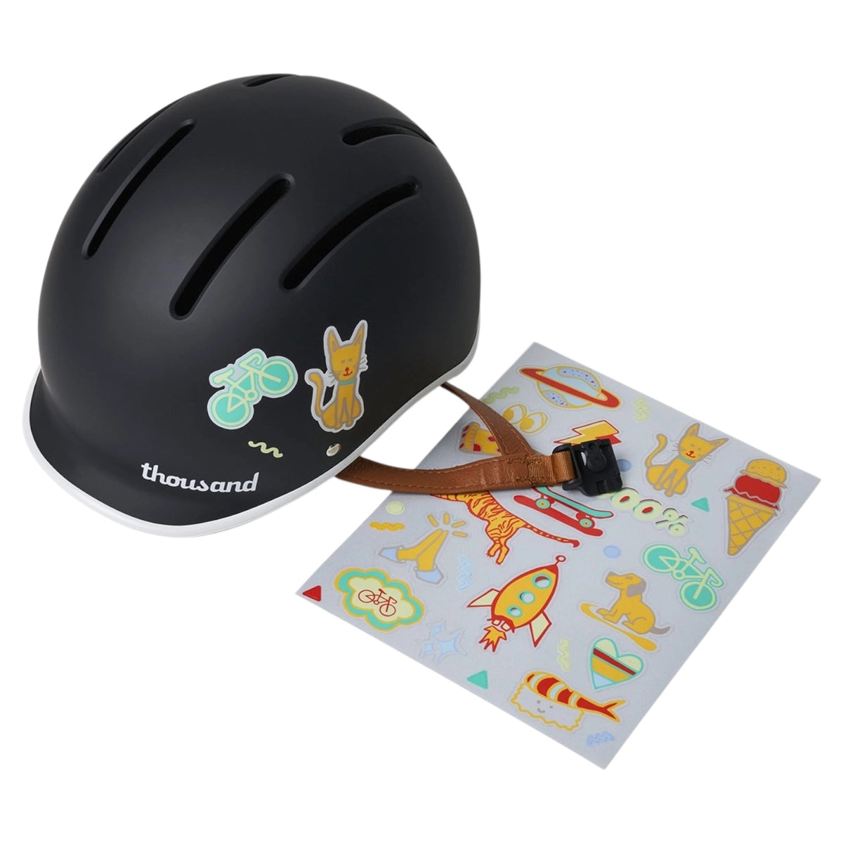 Carbon Black Helmet Jr. (Thousand Brand | 49-53cm)