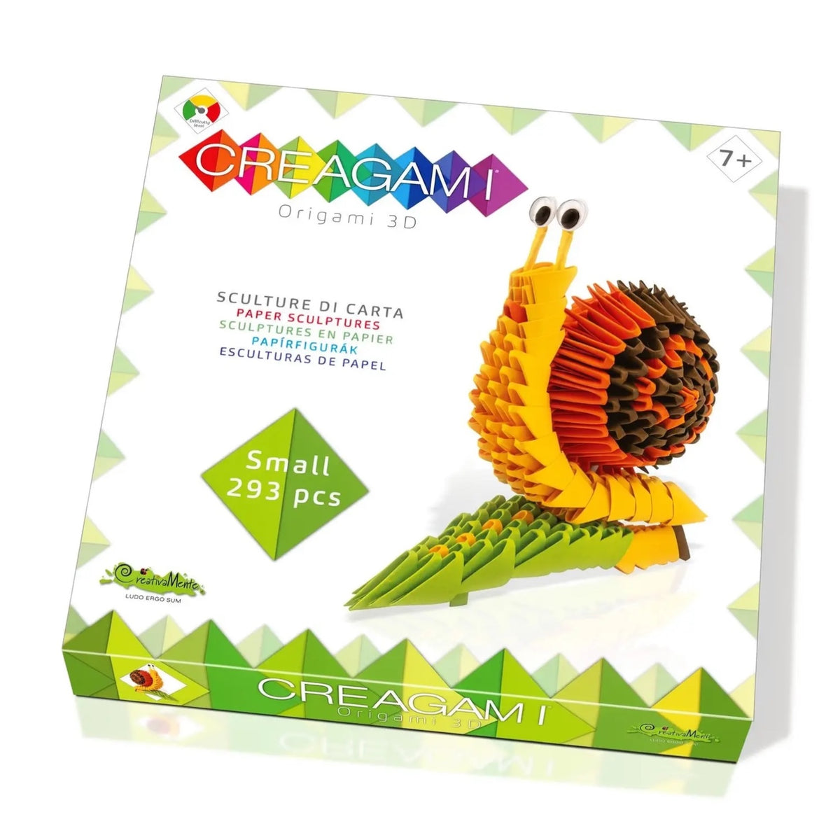 Creagami – 3D Origami Snail On the Leaf