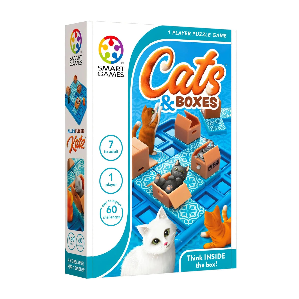 Cats & Boxes Logic Puzzle Game