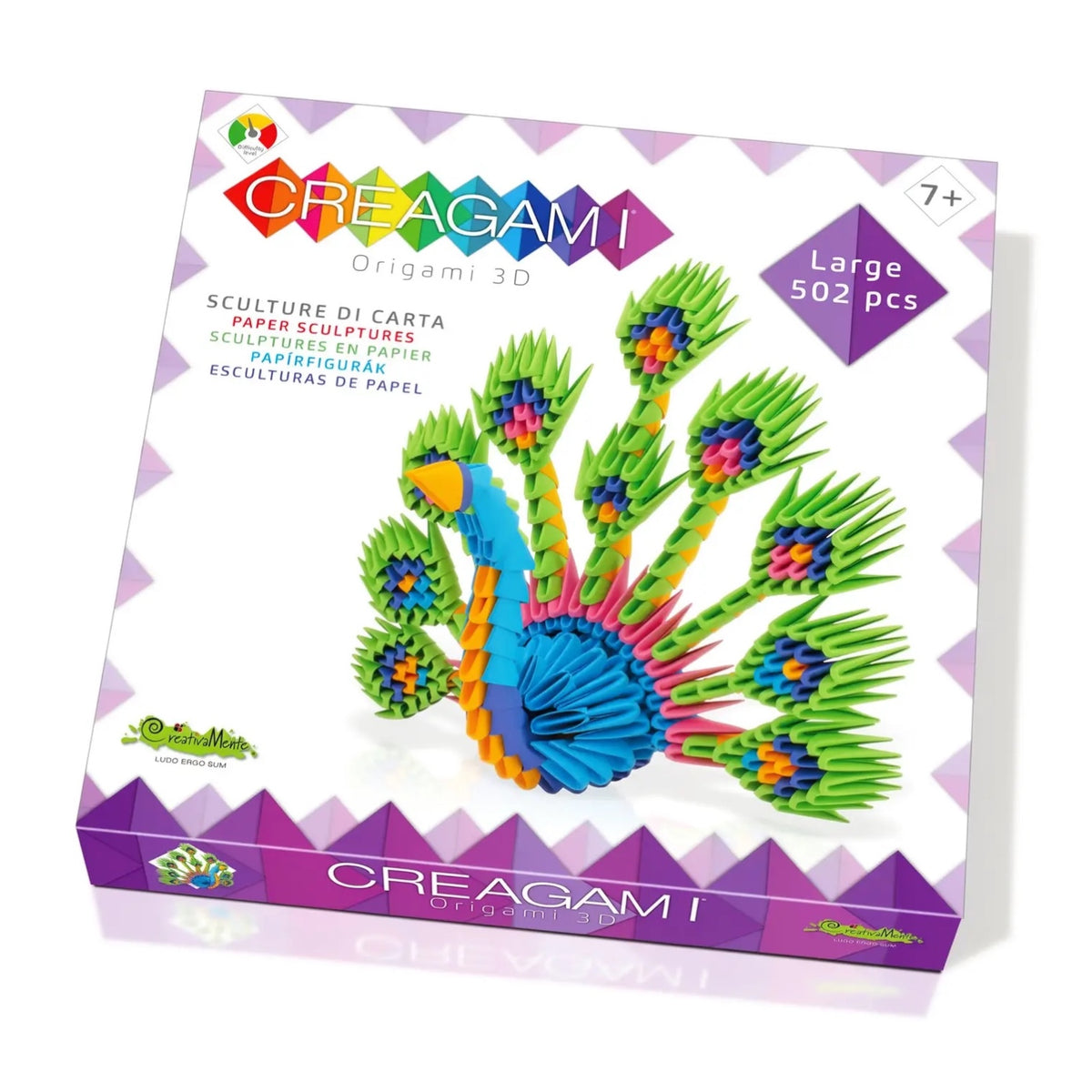 Creagami – 3D Origami Peacock