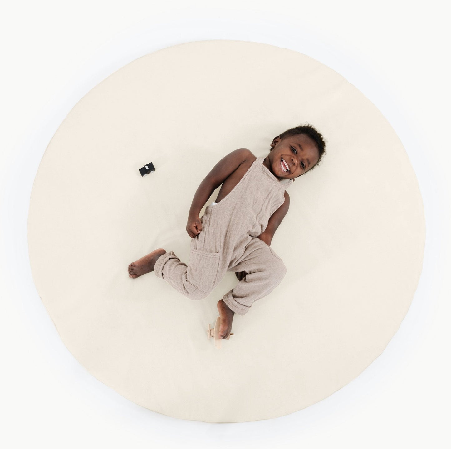 Gathre Padded Midi Circle Mat (Ivory)