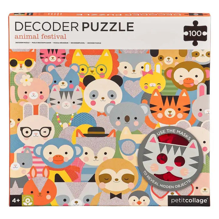Decoder Puzzle: Animal Festival 100 piece