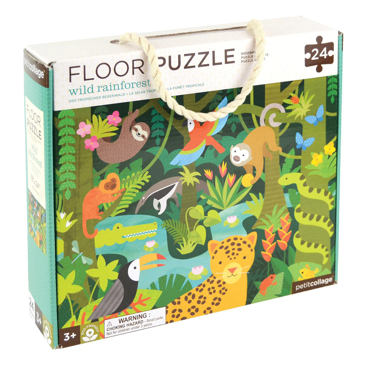 Wild Rainforest Floor Puzzle 24 piece