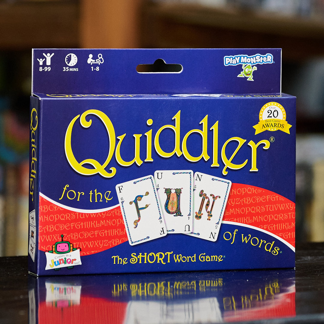 Quiddler Logo Quiddler: The Fun Fusion of Words and Strategy in a Card Game ...