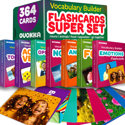 364 Flash Cards Super Set for Vocabulary Building