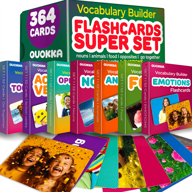 364 Flash Cards Super Set for Vocabulary Building