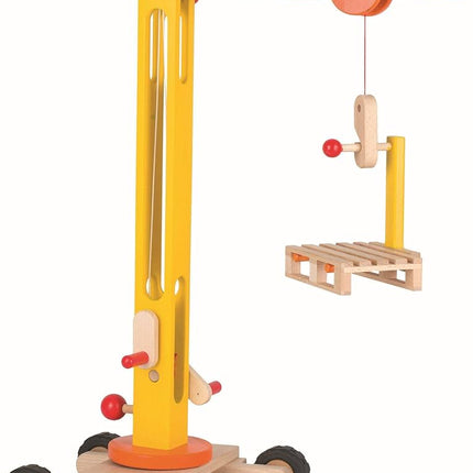 Wooden Building Crane