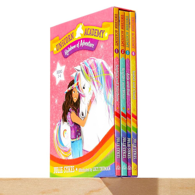 Unicorn Academy: Rainbow of Adventure (Books 1-4)