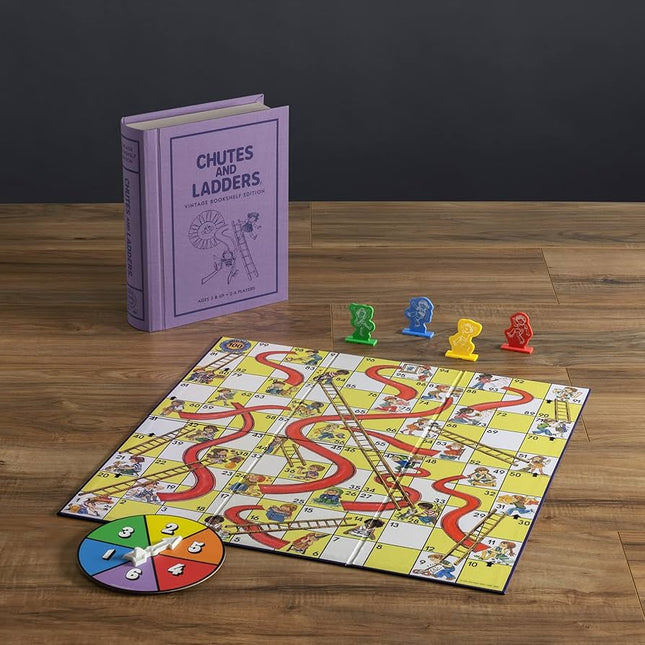 Chutes and Ladders Vintage Bookshelf Edition