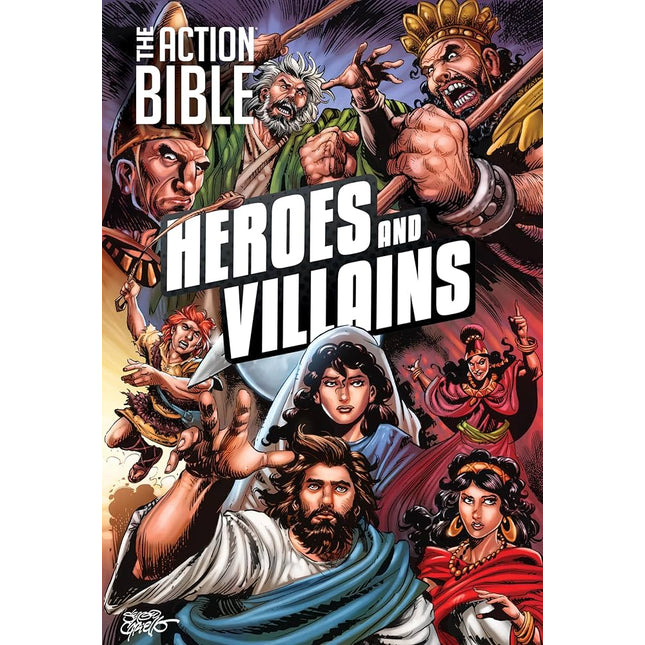 The Action Bible: Heroes and Villains (Hardcover)