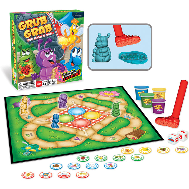 Grub Grab: Bug Dash and Bash Board Game