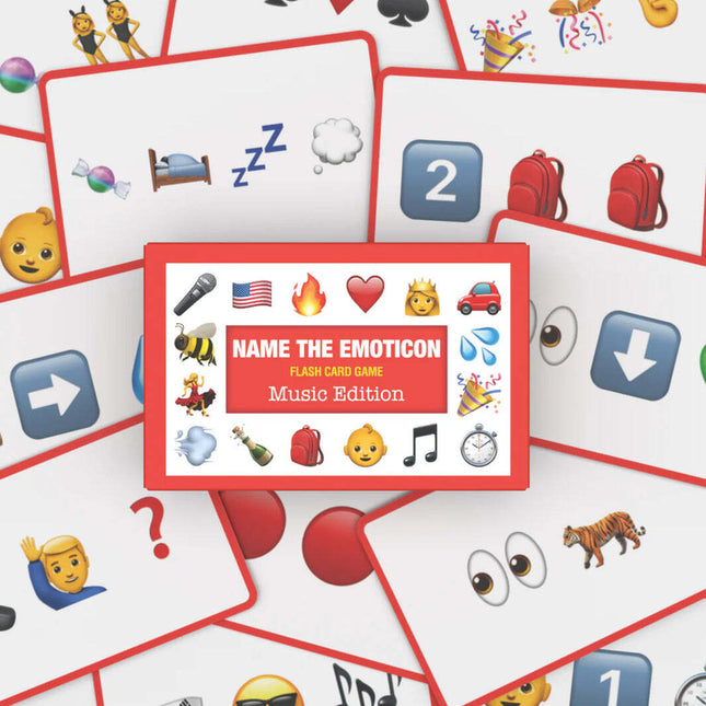 Name the Emoticon Card Game - Music