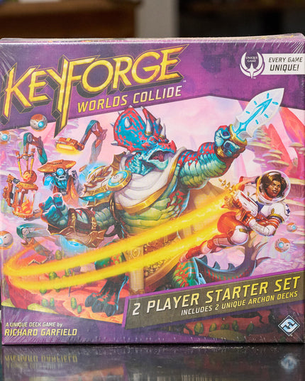 Keyforge: Worlds Collide: Two Player Starter Set.