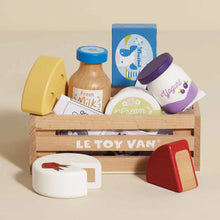 Cheese & Dairy Wooden Market Crate