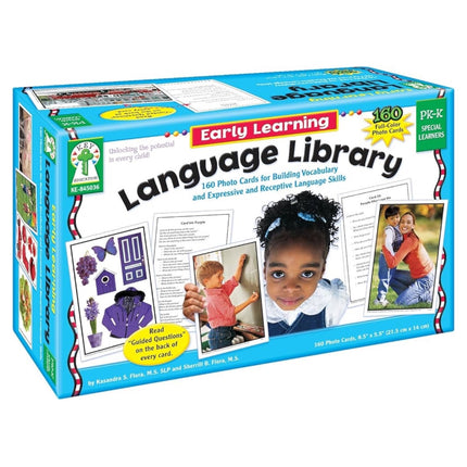 Early Learning Language Library Learning Cards