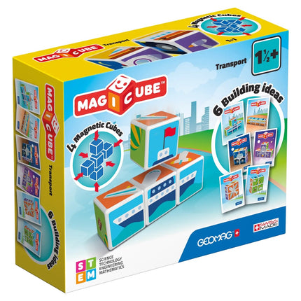 Geomag Magicube Cubes: Transport (7 Pcs)