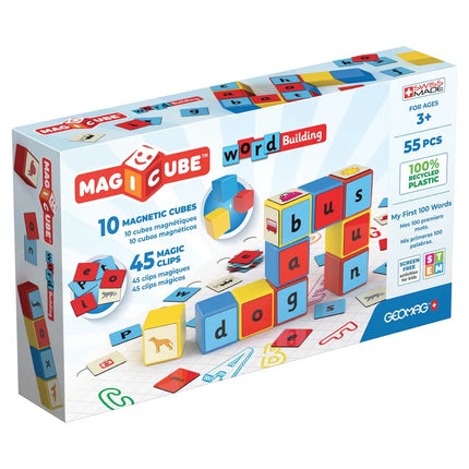 Geomag Magicube Learning: Words (55 Piece)