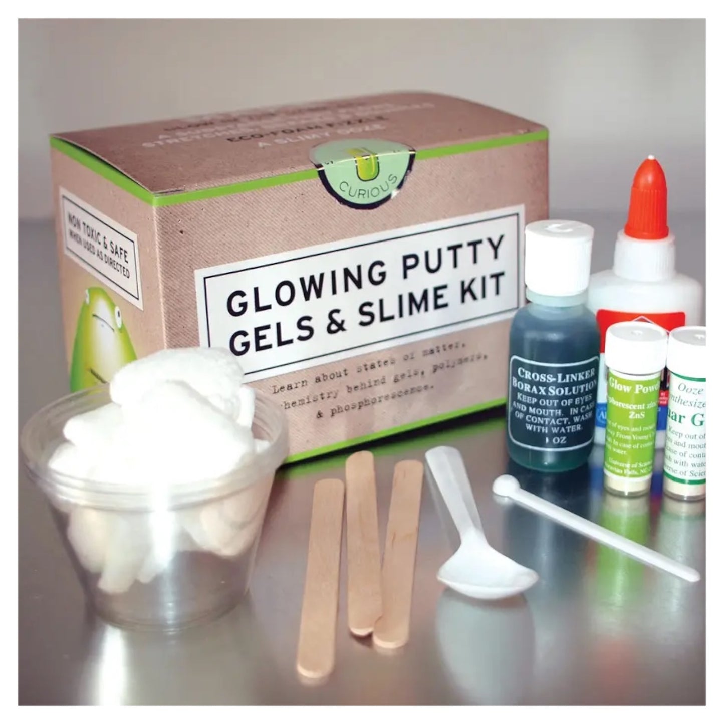Glowing Putty Gels and Slime Kit