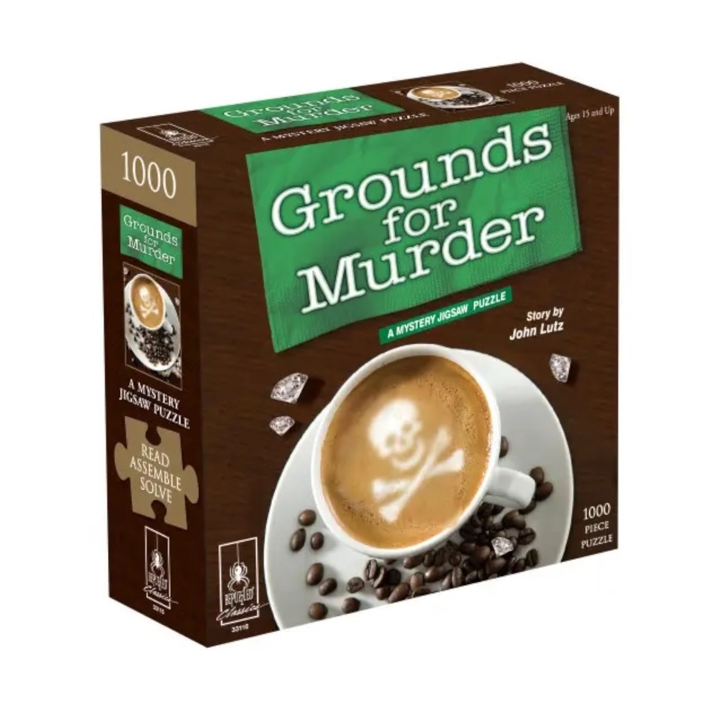 Grounds For Murder:Classic Mystery Jigsaw Puzzle