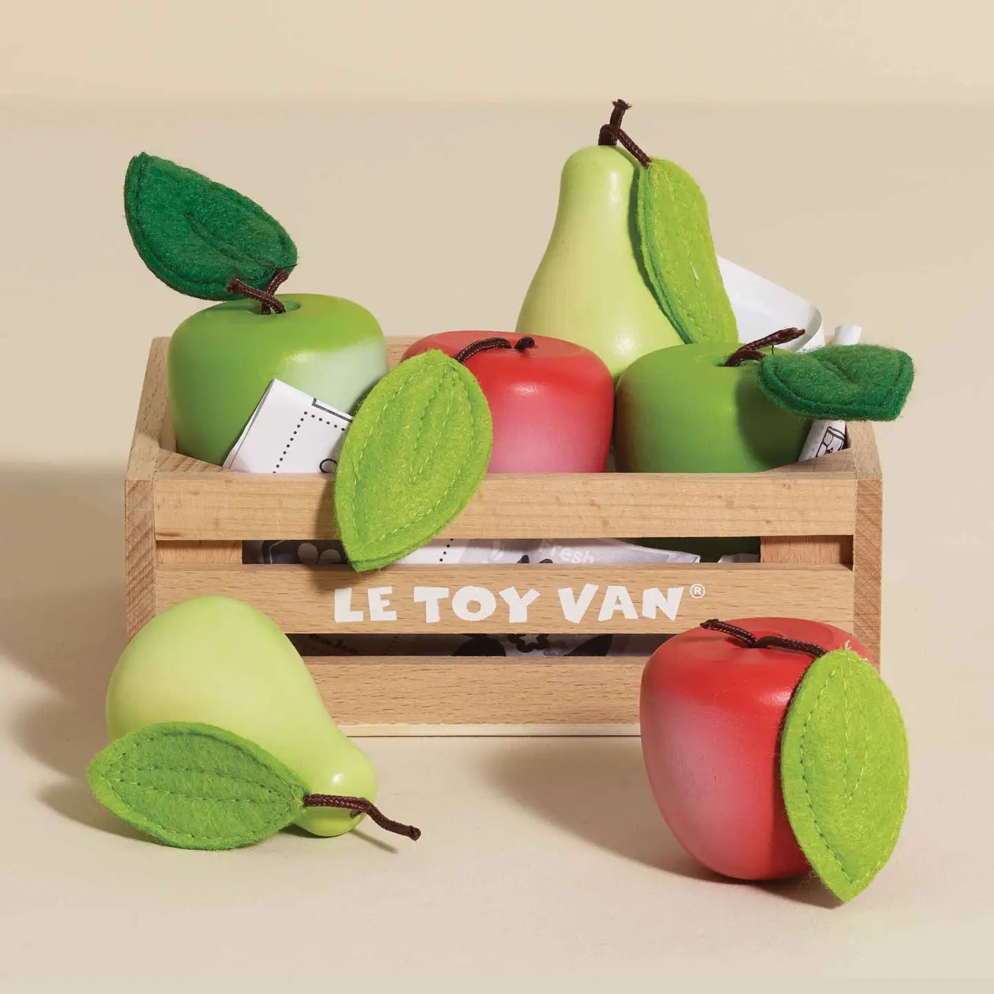 Harvest Vegetables Wooden Market Crate