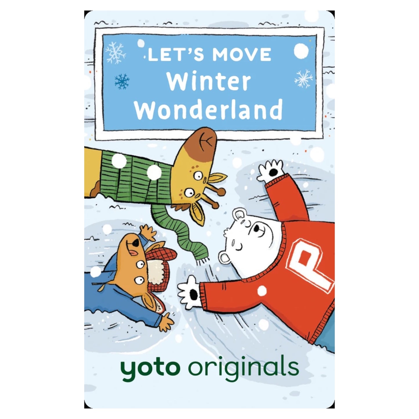 Let's Move Winter Wonderland (Yoto Card)