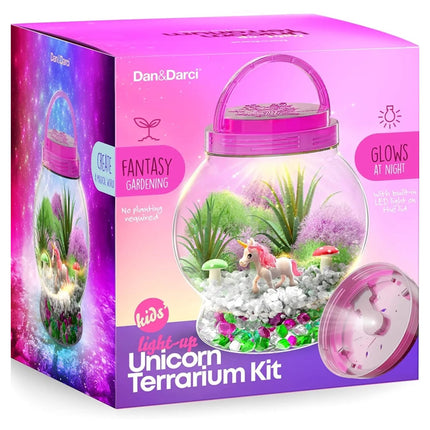 Light-Up Unicorn Terrarium Kit For Kids