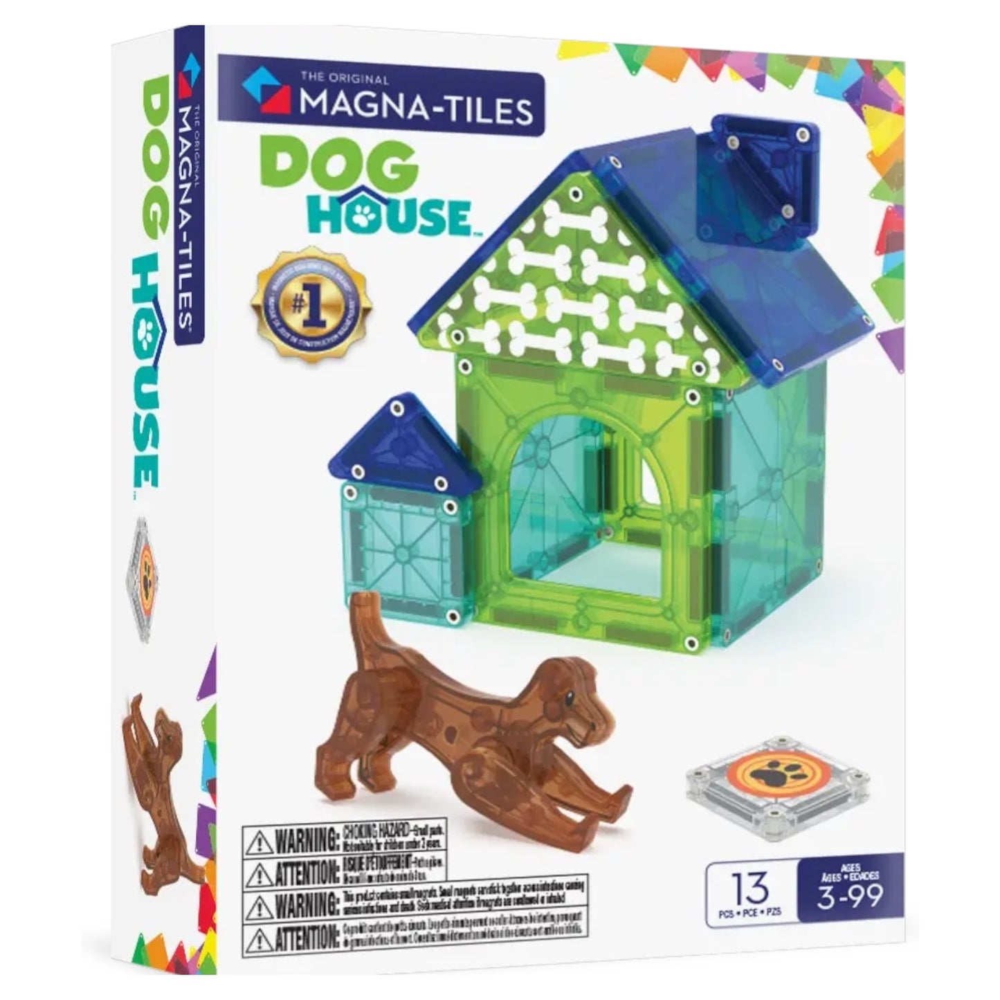 Magna-Tiles Dog House (13 Piece Set)