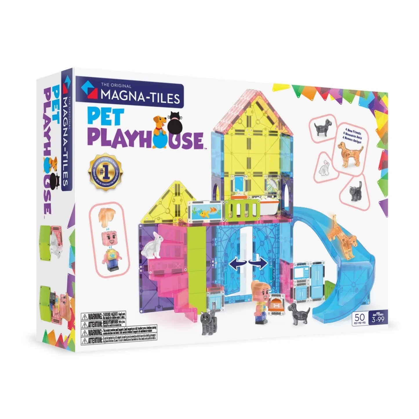 Magna-Tiles Pet Playhouse (50 Piece Set)