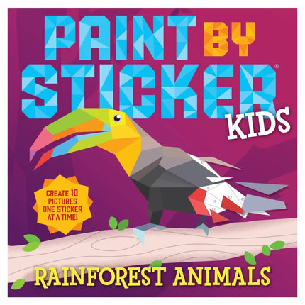 Paint By Sticker Kids: Rainforest Animals