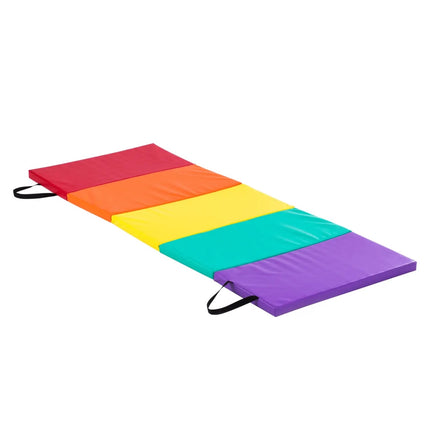 5 Fold Soft Play Tumble Mat (Rainbow)