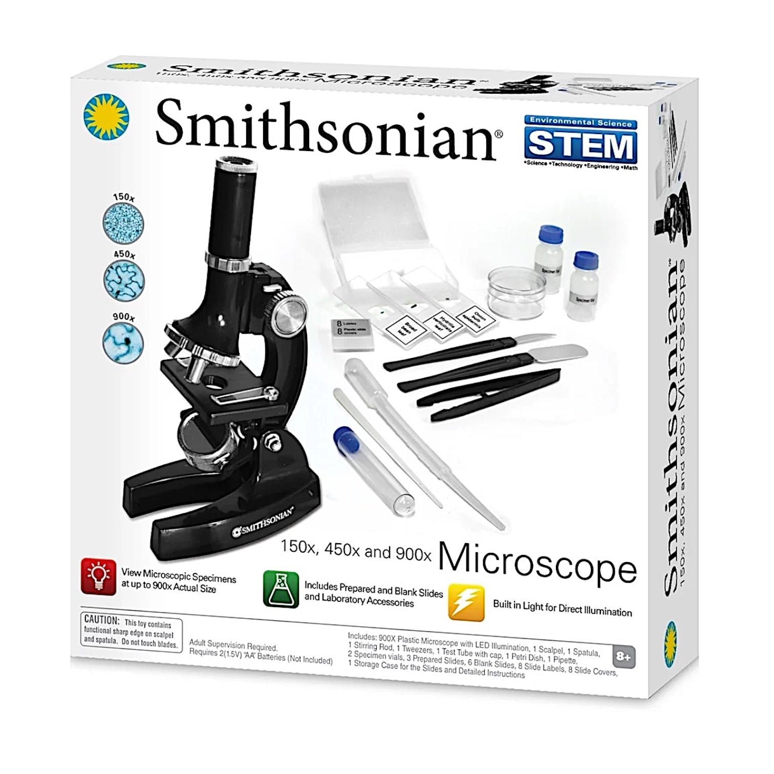 Microscience Kit Smithsonian Microscope Kit – Fantastic Games