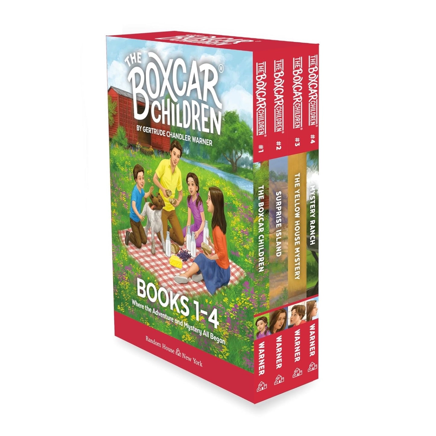 The Boxcar Children Books 1-4