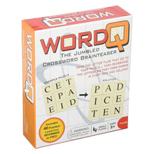 Word Q Crossword Brainteaser Board Game