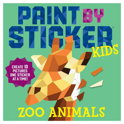 Paint By Sticker Kids: Zoo Animals