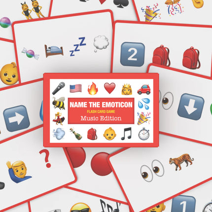 Name the Emoticon Card Game - Music