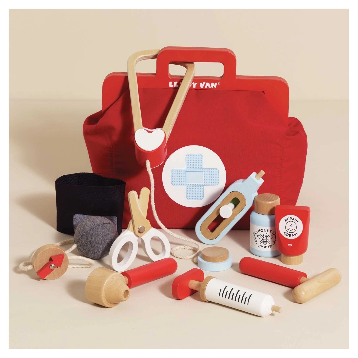 Vintage Doctor Roleplay Wooden Kit